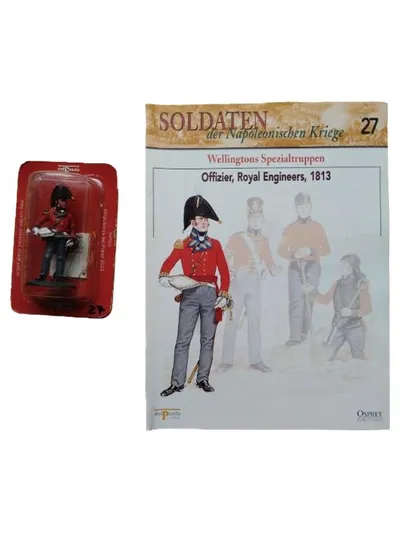 Del Prado Soldat Napoleonische Kriege Offizier Royal Engineers 1813 Figur