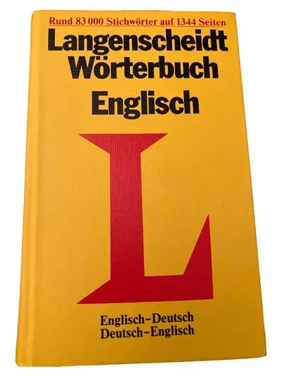 Langenscheidt Wörterbuch Englisch-Deutsch Deutsch-Englisch 83000 Stichwörter