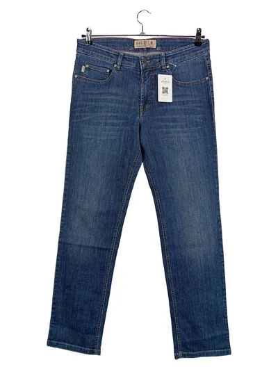 DIGEL Herren Jeans Regular Fit Blau W33/L32 Denim Hose Casual