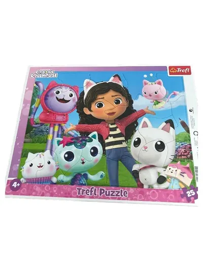 Trefl Puzzle Gabby's Dollhouse 25 Teile Rahmenpuzzle ab 4 Jahre Kinder