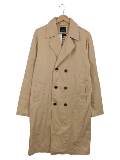 ONLY & SONS Herren Trenchcoat Mantel Beige Gr. S Klassisch Baumwolle