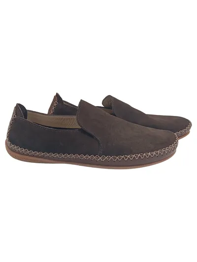 VIVOBAREFOOT Opanka Slip M Herren Slipper Gr. 43 Braun Casual Schuhe