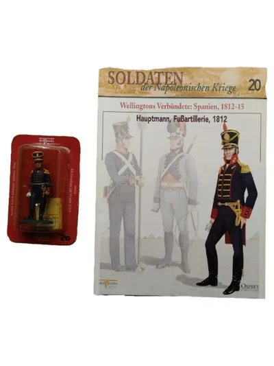 DE PRADO Spielfigur Soldat Hauptmann Militär Figur Mehrfarbig 8 cm