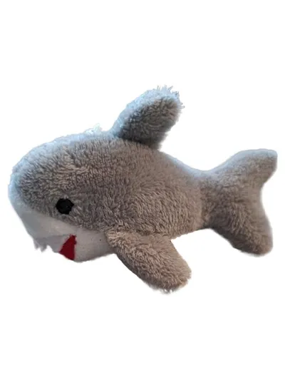 SEMO Kuscheltier Hai Plüschtier Grau 8cm Stofftier Kinder Spielzeug