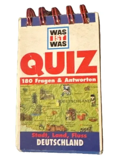 Was ist Was Quizspiel Deutschland Geografie 180 Fragen Stadt Land Fluss Kinder