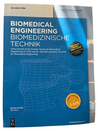 DE GRUYTER Biomedical Engineering Biomedizinische Technik 2014 Band 59 Nr 6