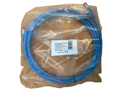 DRAKA Patchkabel S/FTP (PIMF) CAT.6A Class EA 3m Blau Computer Verbindungskabel