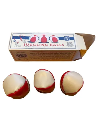 Rex London Jonglierbälle Set 3 Stück Vintage Bälle Mehrfarbig 6cm