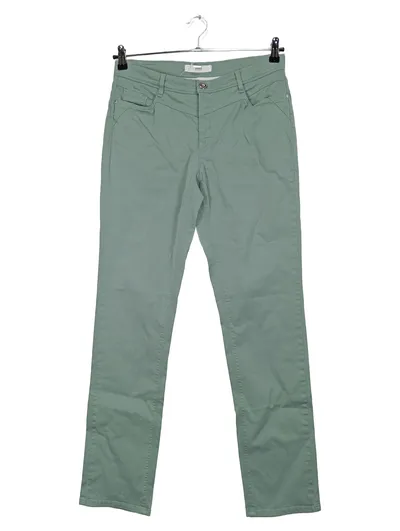 BRAX Damen Stoffhose Gr. 38 Grün Baumwolle Stretch Casual Alltag
