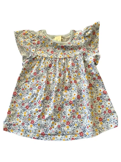 ALANA Kinder Mädchen Freizeitkleid Blumenmuster Mehrfarbig Gr. 74