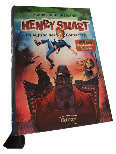 Frauke Scheunemann Henry Smart Götterchef Kinderbuch HC Deutsch