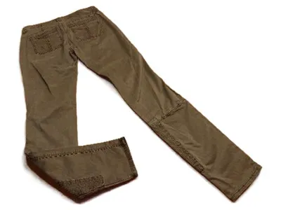 Gaastra Damen Cargohose Oliv Gr. W27/36 Baumwolle Stretch Casual