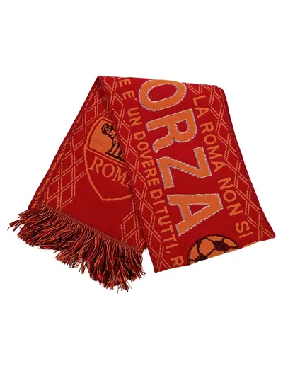 AS Roma Fanschal Forza Roma Fußball Schal Rot Orange 138cm