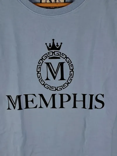 Vingino Memphis T-Shirt Kinder Blau Logo-Print Baumwolle Gr. 176