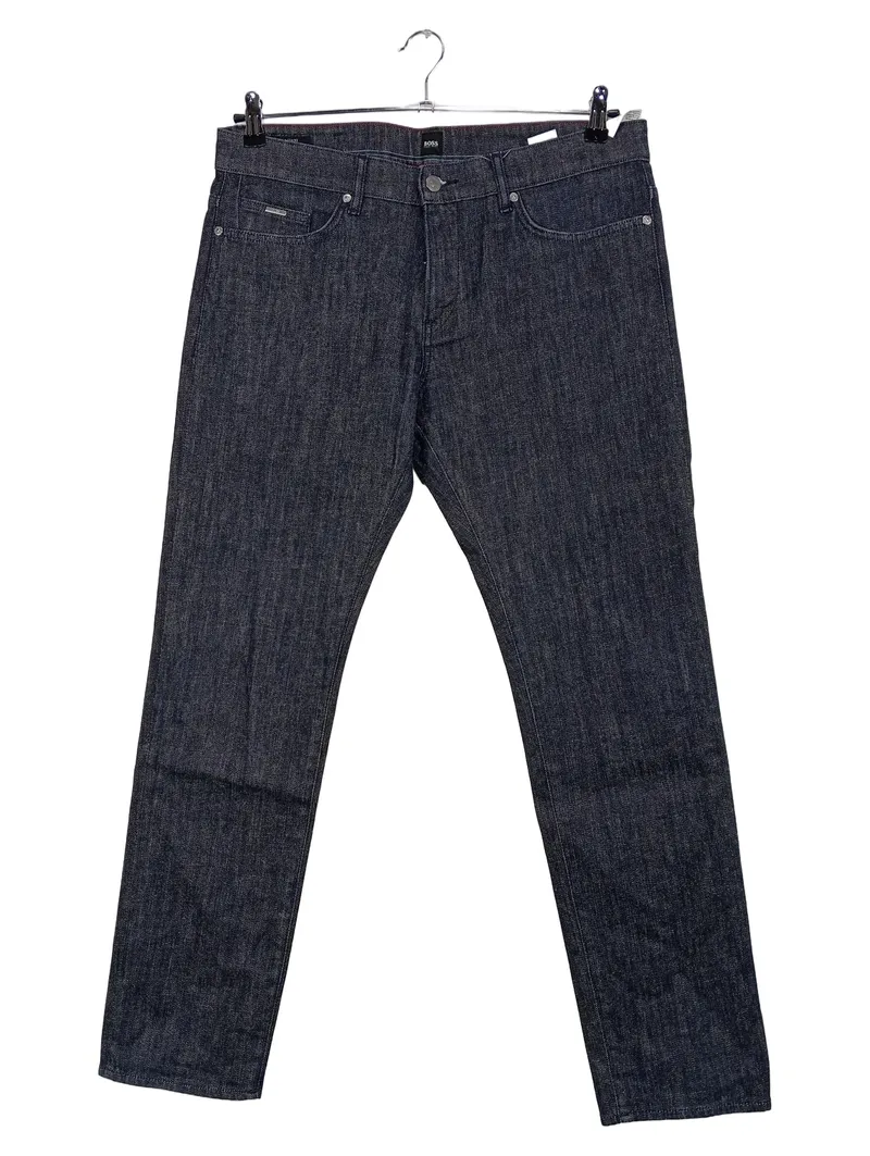 HUGO BOSS Herren Jeans Regular Fit Dunkelblau Gr. 34/32 Denim 1