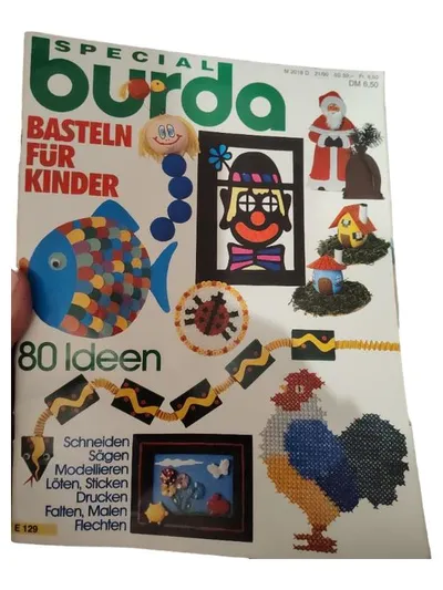 Burda Special Basteln für Kinder 80 Ideen Hobbybuch Kreativbuch