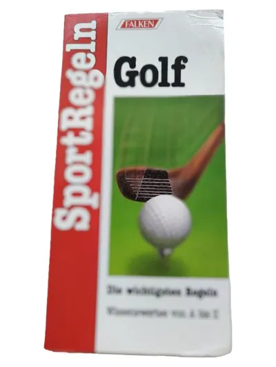 Falken Golf Sportregeln Taschenbuch Wichtiges A-Z Einsteiger Hobbygolfer