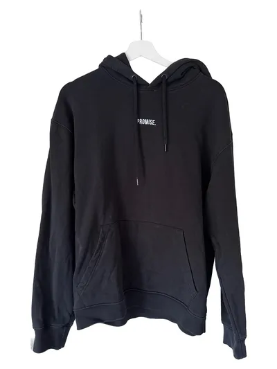 WRSTBHVR Kapuzenpullover Herren Hoodie Promise Schwarz Gr. L Casual Streetwear