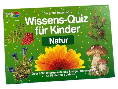 Noris Spiele Quizspiel Natur & Umwelt Lernspiel für Kinder ab 6