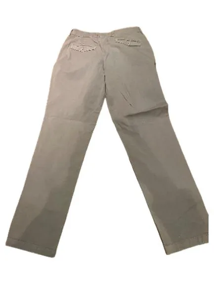 Cappellini Damen Stoffhose Chino Beige W31 L27 Baumwolle Viskose Elasthan 5