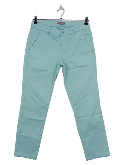 Comma Casual Identity Damen Jeans Regular Fit Türkis Gr. 38 Baumwolle