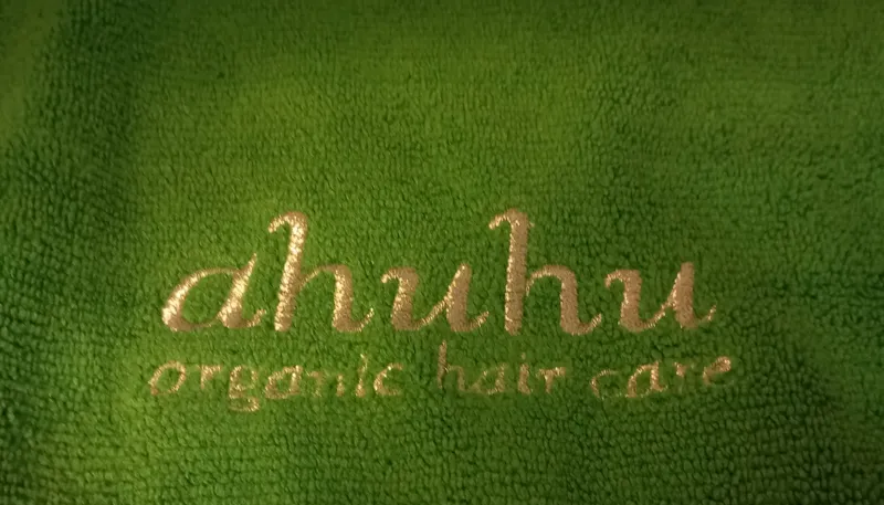 Ahuhu Organic Hair Care Haarturban Handtuch Grün Mikrofaser Turban 3