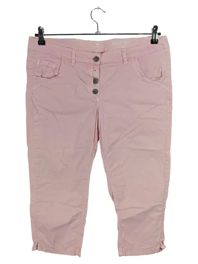 Tom Tailor Tapered 3/4 Jeans Damen Rosa Gr. 40 Baumwolle Freizeit