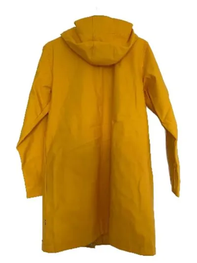 America Today Damen Regenjacke Gelb Kapuze Gr. S/36 Casual Outdoor