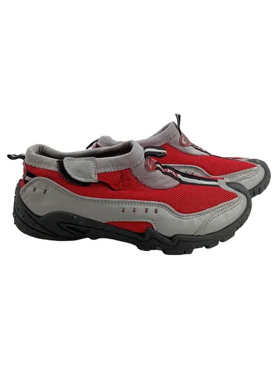 OFFTIME Badeschuhe Aquaschuhe Damen Gr. 37 Rot Grau Wasserschuhe