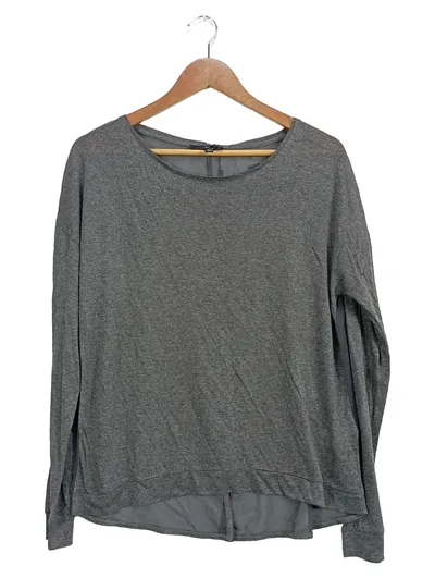 Mavi Bluse Damen Grau Gr. 40/L Casual Langarm
