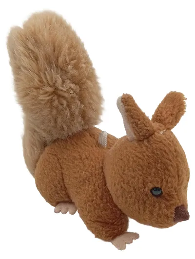 Trudi Eichhörnchen Kuscheltier Plüschtier Anhänger Braun 10 cm