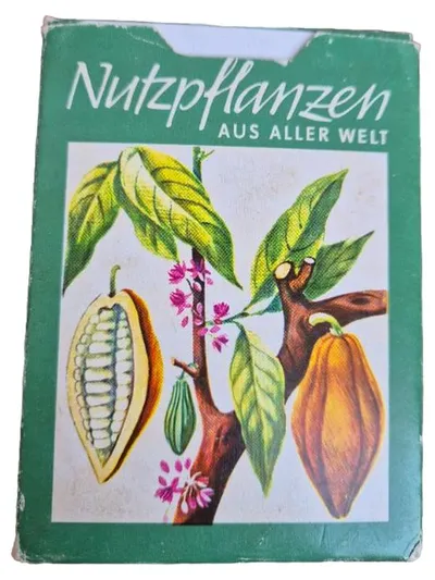 Altenburger Lehrquartett Nutzpflanzen Welt Lernspiel DDR Natur Umwelt Kinder