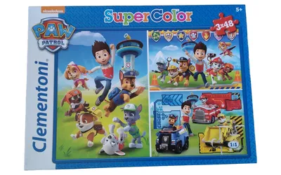 Clementoni Paw Patrol SuperColor Puzzle 3x48 Teile Kinder ab 5 Jahre