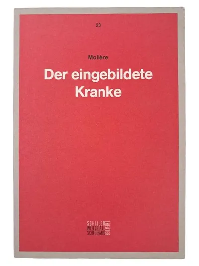 Molière Der eingebildete Kranke Taschenbuch Theaterstück Deutsch