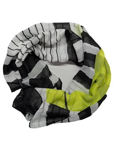 Codello Damen Schal Viskose gestreift modern casual mehrfarbig 180x60