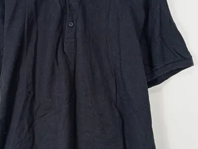 Fruit of the Loom Herren Poloshirt Basic Kurzarm Baumwolle Schwarz L