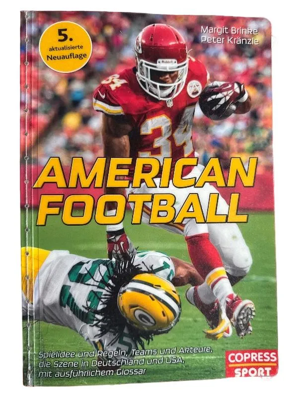 American Football Buch Margit Brinke 5. Neuauflage COPRESS SPORT Regeln Glossar 1