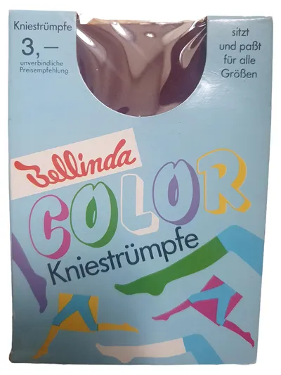 Bellinda Kniestrümpfe Color Damen Strümpfe Basic Braun one size