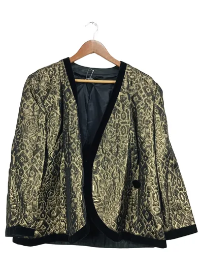 Fink Damen Blazer Jacke Gr. 40 L Elegant Mehrfarbig Strukturmuster