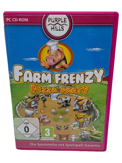 Farm Frenzy Pizza Party PC CD-ROM Simulation Purple Hills USK 0