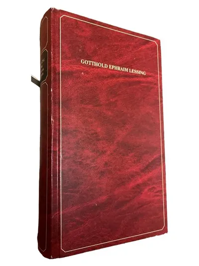 Gotthold Ephraim Lessing Gesammelte Werke Klassische Literatur Leder