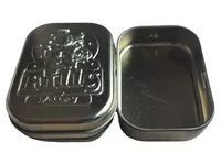 Filly Dose Aufbewahrungsbox Metall Silber Casual Sammeldose 1