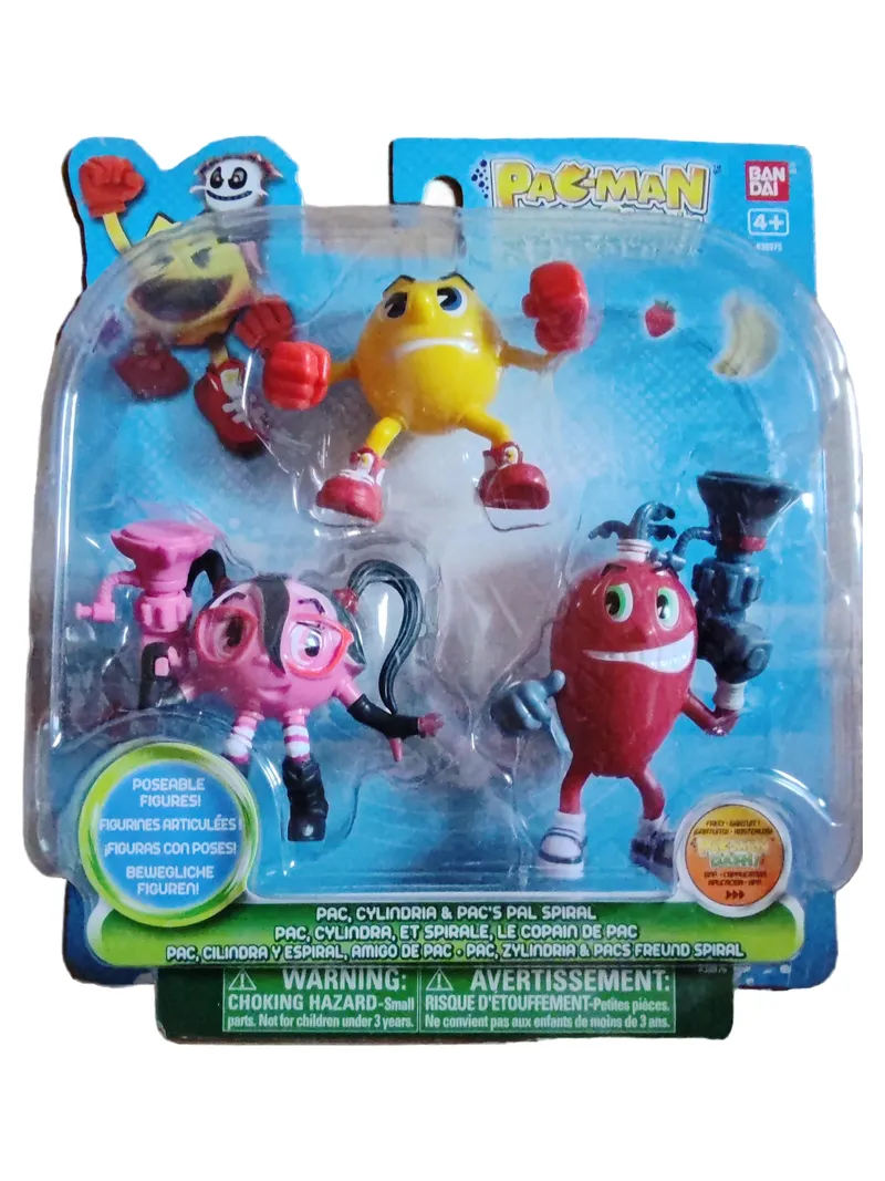 Bandai Pac-Man Figuren Set Spielfiguren Actionfiguren Mehrfarbig 1