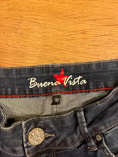 Buena Vista Damen Jeans Slim Fit Blau Gr. S/36 W28 Stretch