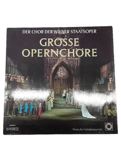 Grosse Opernchöre - Chor der Wiener Staatsoper Vinyl LP Klassik