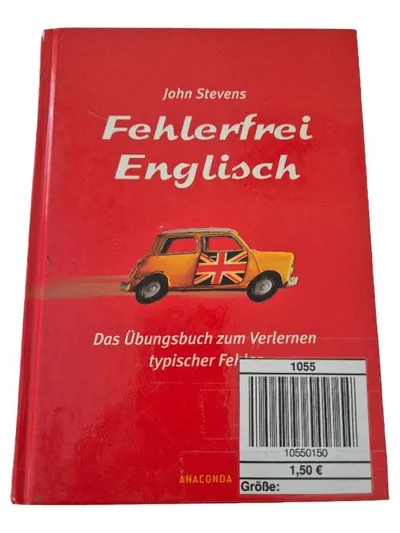 John Stevens Fehlerfrei Englisch Übungsbuch Taschenbuch Anaconda Unterricht
