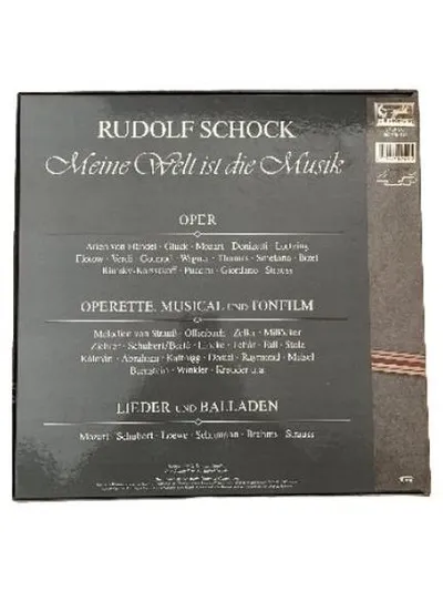 Rudolf Schock Meine Welt ist die Musik LP Vinyl Eurodisc Klassik Operette
