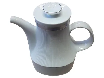 Arzberg Kaffeekanne Form 431 Porzellan Weiß 15cm Minimalistisch Alltag