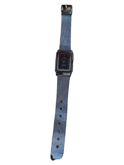 Calvin Klein Damen Armbanduhr Analog Quarz Mesh Armband Silber Elegant