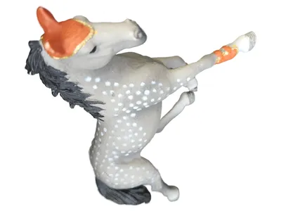 Schleich Spielfigur Pferd Grau mit Punkten Fantasy Spielzeug Kinder